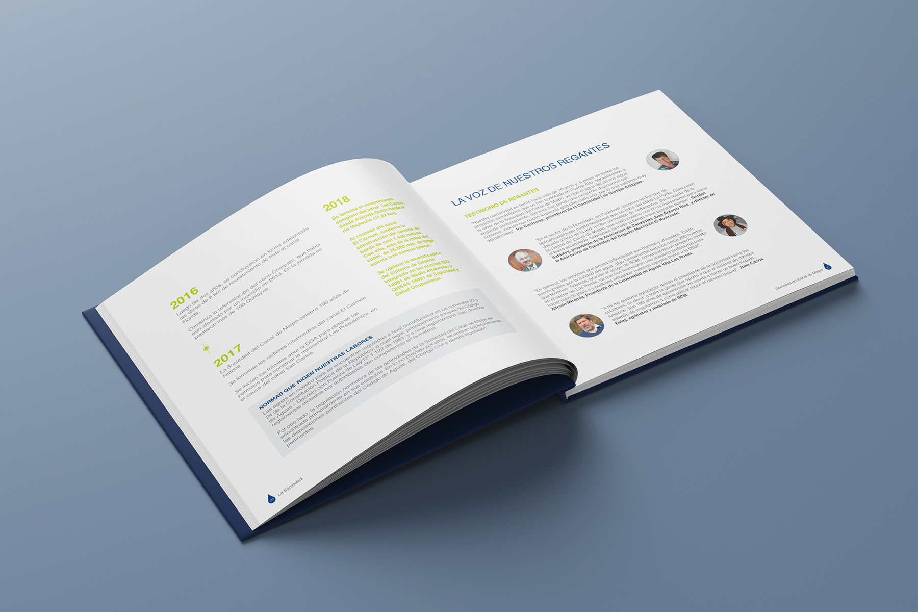 Memoria anual Sociedad del Canal de Maipo 2018